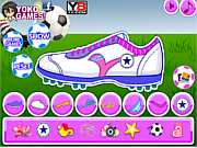 Play Decorate my football shoes Game