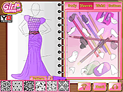 Play Fashion studio prom dress design Game