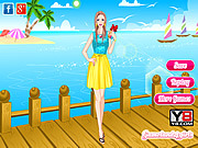 Play Spectacular neon colors dress up Game