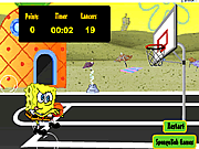 Play Sponge bob basketball Game