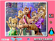 Play Alvin and the chipmunks spin puzzle Game