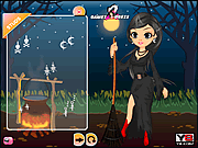 Play Beautiful witch dress up Game