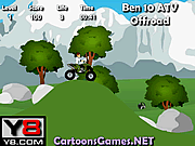 Play Ben10 atv offroad Game