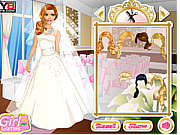 Play Barbie wedding dressup Game