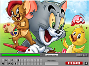 Play Tom and jerry find hidden letters Game