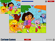 Play Dora cartoon jigsaw Game