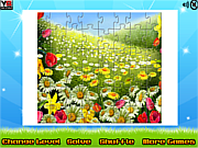 Play Nature flowers puzzle Game