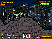 Play Spiderman bike challenge game Game