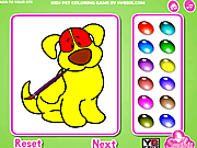 Play Kids pet coloring Game