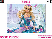 Play Barbie princess jigsaw Game