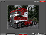 Play American truck puzzle Game