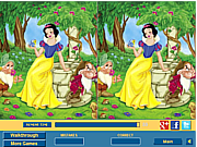 Play Cute snow white difference Game
