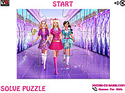 Play Barbie at school jigsaw Game