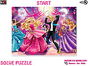 Play Princess charm school party jigsaw Game