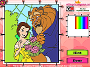 Play Princess belle coloring Game