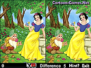 Play Snow white see the difference Game