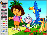 Play Dora hidden number Game