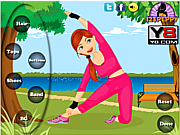 Play Fitness girl dress up game Game