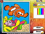 Play Finding nemo coloring Game