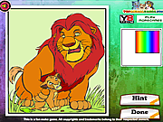 Play The lion king coloring Game
