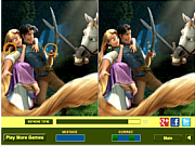 Play Rapunzel and flynn difference Game