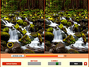 Play Forest waterfalls difference Game