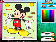 Play Mickey mouse coloring Game