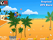 Play Tropical atv race Game