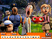 Play Cloudy with a chance of meatballs 2 hidden letters Game