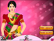 Play Indian beauty makeover Game