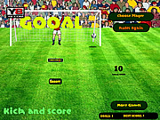 Play Football kick and score Game