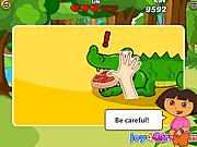 Play Dora care baby crocodile y8 Game