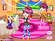 Play Colorful girls dinner party Game