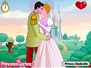 Play Princess cinderella kissing prince Game