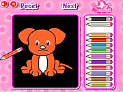 Play Cute pets coloring Game