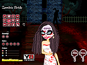 Play Zombie bride dressup Game