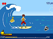 Play Surfing danger Game