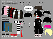 Play Little emo boy dress up Game