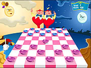 Play Checkers of alice in wonderland Game