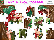 Play I love you puzzle Game