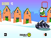 Play Santa snowboarding Game