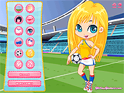 Play Girls go soccer Game