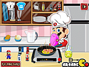 Play Mario cooking noodle Game