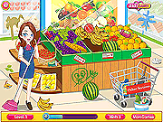 Play Cleaning time supermarket Game