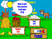 Play Farm stand math Game