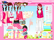 Play Pink closet dressup Game