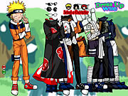 Play Naruto and frieds dress up Game