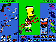 Play Bart simpson dress up Game