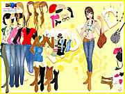 Play Cowboy boots dressup Game