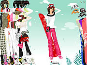 Play Hot snow skiing apparel Game